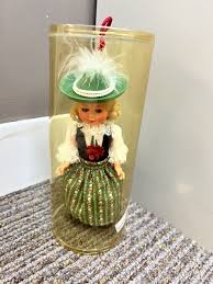 Vintage Souvenir Doll Austria Ethnic Dress Braided Wig ...