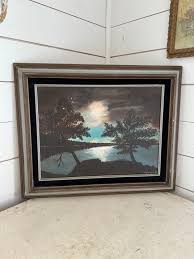 Wood Frame original canvas art – Jami Ray Vintage