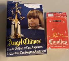 Vintage 80s Swedish Angel Candle Party Chimes Gold-Tone Los ...