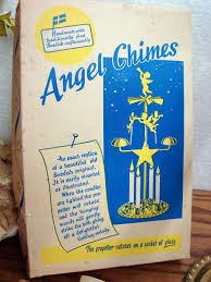 Vintage Brass Anglaspel Swedish Angel Chime Candle Heat ...