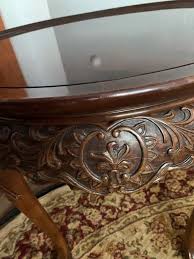 1910s Mahogany Table With Scrolled Apron and Ball and Claw ...