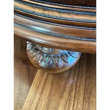 1990s Vintage Oval Shaped Cabinet With Shelves and Wire ...