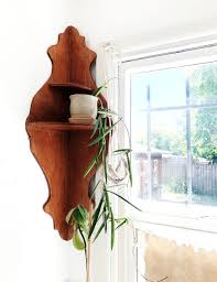 Vintage Wood Corner Shelf – Maven Collective