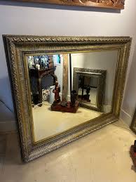 Huge Wooden Ornate Early 20th Century Mirror - Etsy