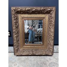 Vintage Ornate Gilt Mirror | Chairish