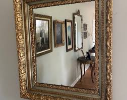 Antique Genuine Gold Leaf Ornate Mirror - Etsy