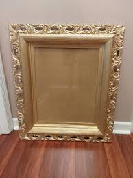 Antique 19C Ornate Carved Gold Wood Picture Frame for ...