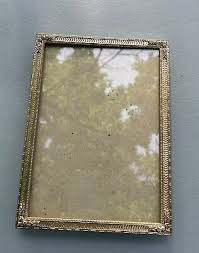 Vintage Ashleigh Manor Gold Tone Floral Frame 5” X 7” | eBay