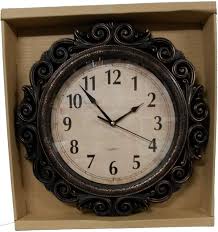 16-Inch Fashion Decorative Wood Looking Wall Clock - My Charity Boxes