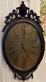 American Waltham Brass 8 Day Wall Clock