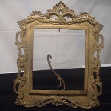 Beautiful Hammered Brass Scrolled & Flowered Openwork Picture Frame- Late 1800's -early 1900's - Etsy India