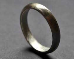 Matte 4mm Sterling Silver Wedding Band. Brushed Finish ...