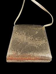 Vintage Gold Mesh Pattern Ladies Evening Formal Crossbody ...