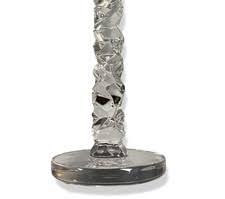 Contemporary Crystal Pillar Candle Candlesticks for sale | eBay