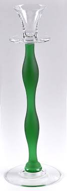 Celeste 13" Tall Single Light Candlestick by Orrefors ...