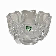 Orrefors Sweden Crystal Lars Hellsten Corona Clear 4.5" Bowl ...