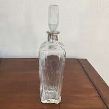 Vintage 12-1/2" SEAGRAMS Seven 7 Crown Glass Decanter Bottle ...