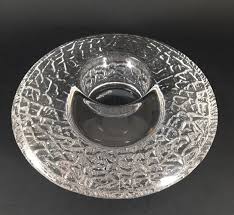 Vintage Orrefors Crystal Lars Hellston Design Discus Votive ...