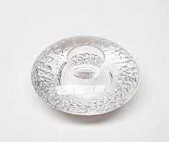 Orrefors Crystal Discus Votive Candle Holder , Lars Hellsten ...
