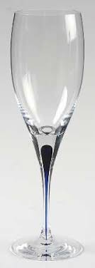 Orrefors Intermezzo Blue White Wine Glass 504797 | eBay