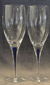 Orrefors Intermezzo Blue - Etsy