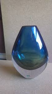 VINTAGE MCM ORREFORS SWEDEN SVEN PALMQVIST KRAKA ART GLASS VASE #349 C1955 | eBay