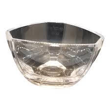 Vintage Retired Tiffany & Co. Clear Crystal Bowl, Three ...