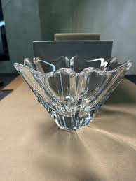 Orrefors Crystal Bowl Orion by Lars Hellsten Sweden Signed ...