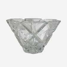 Vintage Mikasa Diamonds Crystal Hexagon 5" Bowl Slovenia ...