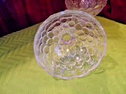 Vintage set of 2 Clear Class Desert Footed Bowl Dish ...