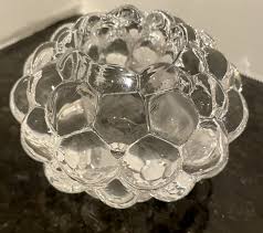 VTG* ORREFORS 90s Raspberry Crystal Glass Votive Candle ...