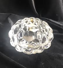 Orrefors Crystal Raspberry Bubble Votive Candle Holder, Anne ...