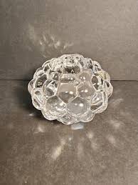 Vintage Orrefors Crystal Sweden Hallon "Raspberry" Votive c ...