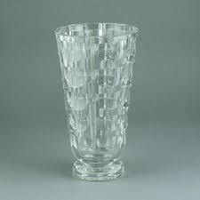 Simon Gate for Orrefors faceted glass vase N8489 - Freeforms