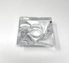 Miller Rogaska Square Lead Crystal Tango Votive Tea Light ...