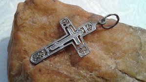 VINTAGE STERLING SILVER 925 ORTHODOX ORNATE OPENWORK ...