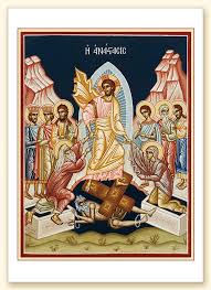 Resurrection Icon Card Three from Holy Nativity Convent