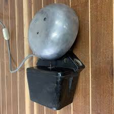 Vintage Electric Fire Alarm Bell With Switch - Nautical Items
