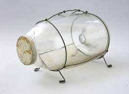 c.f. Orvis Maker, Manchester, Vt" Marked Minnow Trap