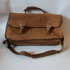 Orvis | Bags | Orvis Leather Satchel Messenger Briefcase Bag ...