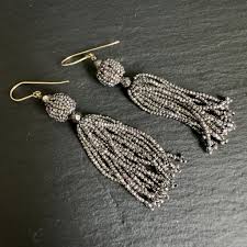 Cut Steel Tassel Earrings – A Pocket of Rocks