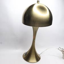 Simplee Adesso Table Lamp Metal Dome Brass 17" MML-1253AB | eBay