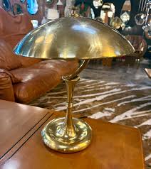 Oscar Torlasco Table Lamp in Full Brass, Unmarked Italy 50s ...