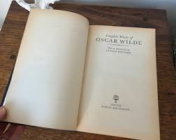 The Works of Oscar Wilde by Vyvyan Holland, Collins, London Glasgow, Vintage Literature & Fiction, 1986, Hardcover - Etsy