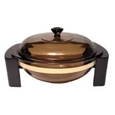 Pyrex | Kitchen | Pyrex Amber Brown Glass Casserole 2 Qt ...