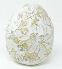 Spring Blossom Bird Egg Sculpture 8" | eBay