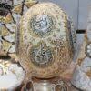 Islamic Decorative Hand Painted Ostrich Egg Shell - Ayatol Korsi - ShopiPersia