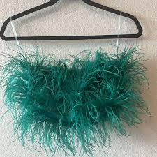 Tops | Boohoo Feather Top | Poshmark