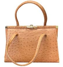 1960's Faux Ostrich Leather Handbag Mod - Etsy