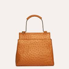 Opal Handbag: Luxury Bag for Women in Exotic Ostrich Leather – Paul Adams